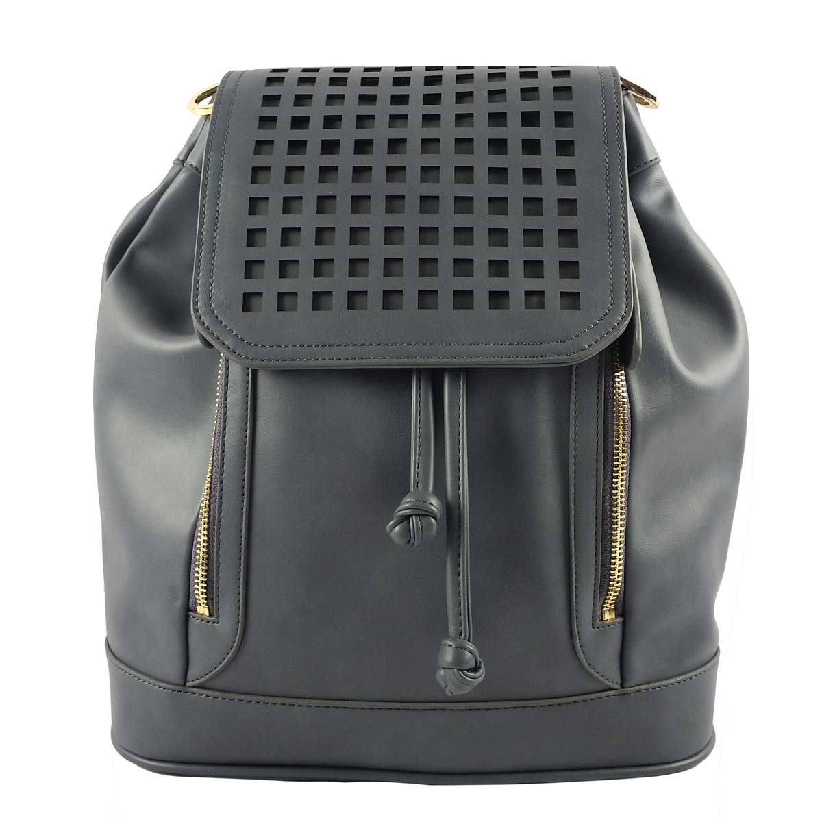 Drawstring PU Backpack