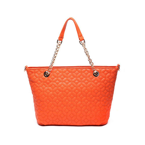 Quilted PU Ladies Tote Bag
