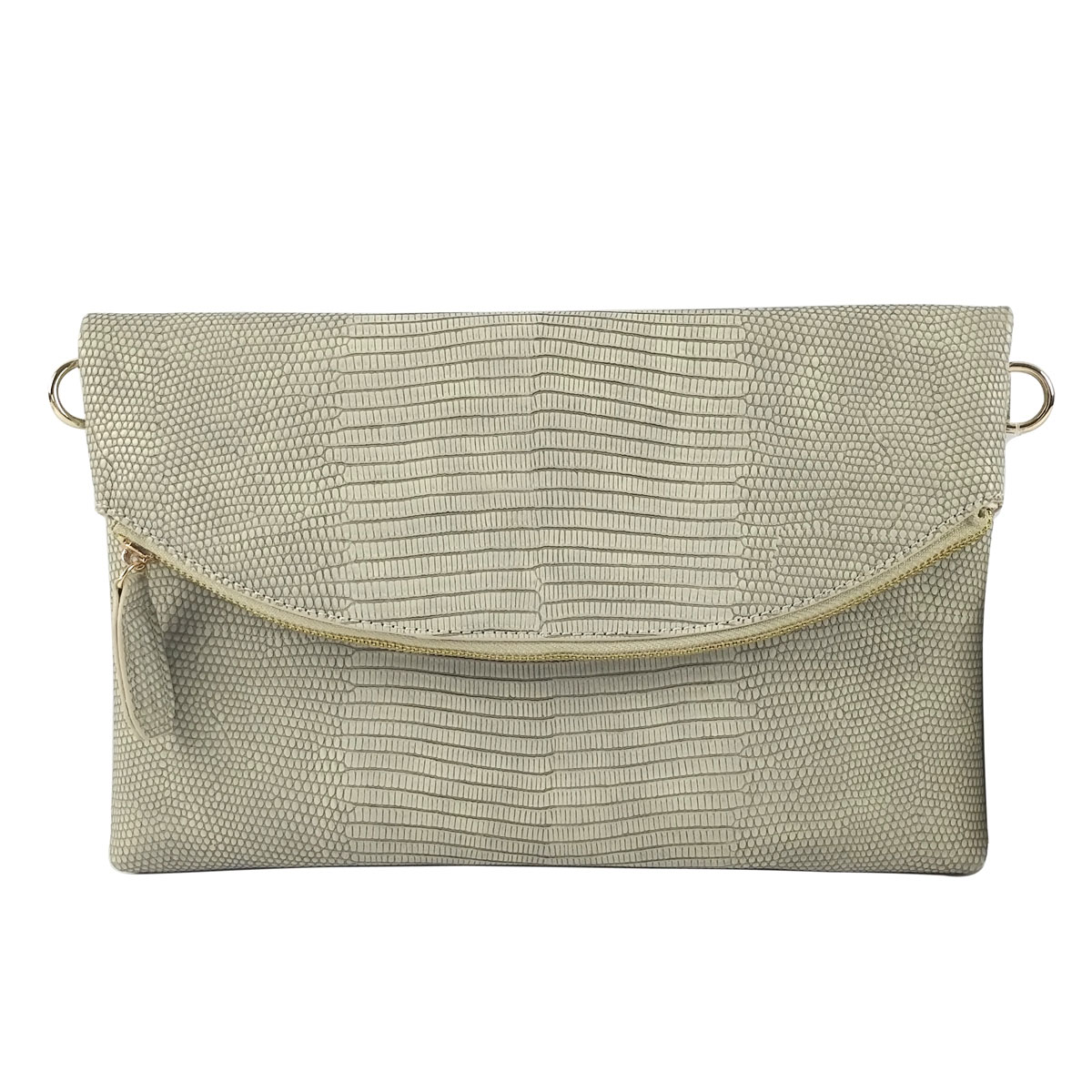 Fold-over Crossbody Clutch Bag