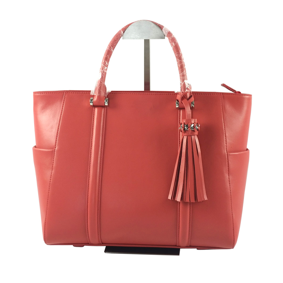 Orange Tote Handbag 