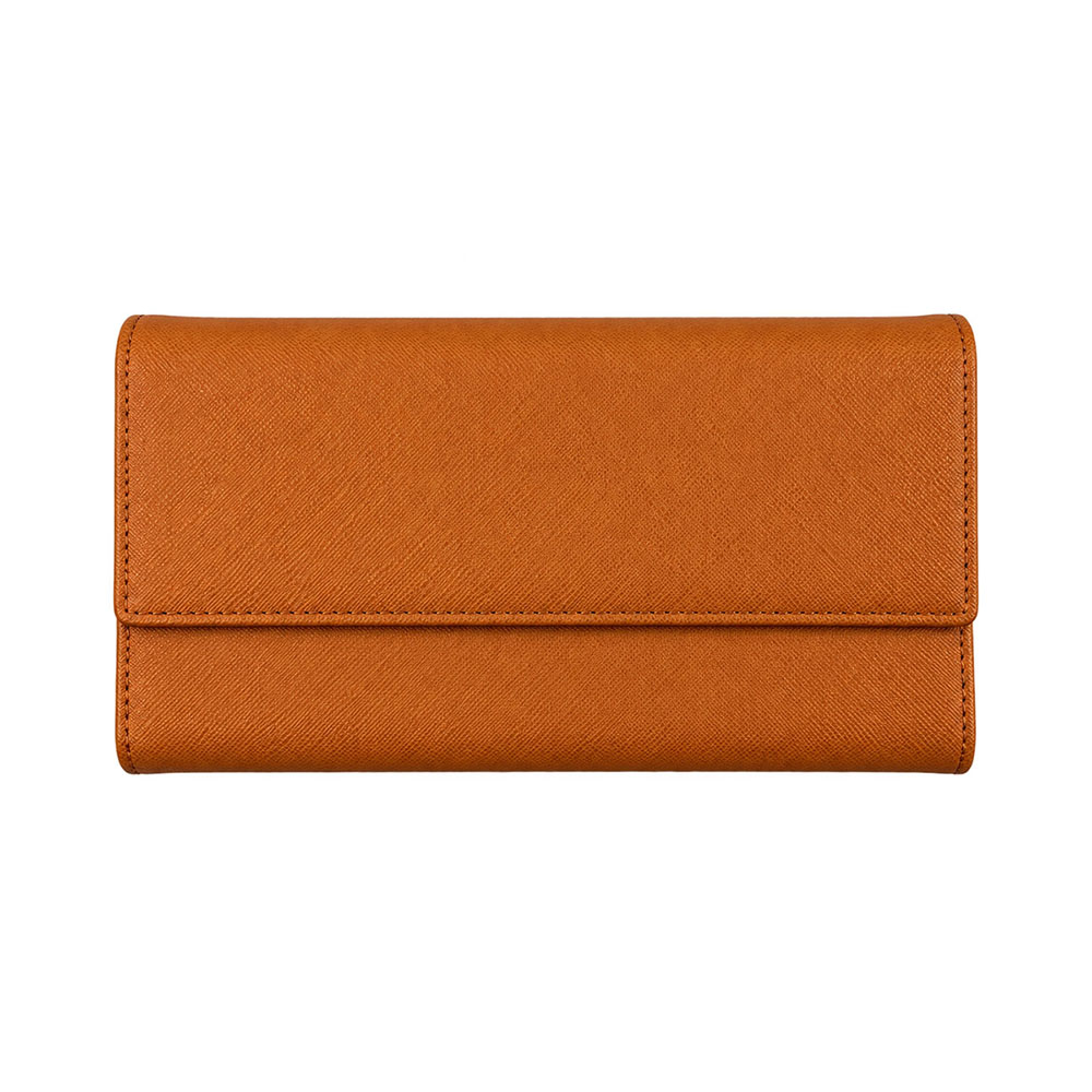 Folded Camel Card Hold Wallet