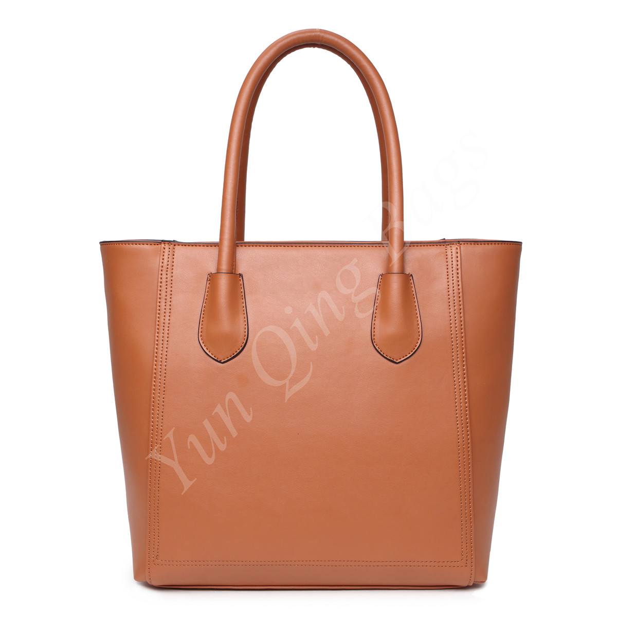 Classic Vertical Shopping Tote Handbag