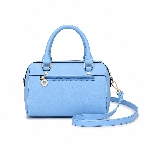 Fashionable Girl Boston Bag with Front Hanger