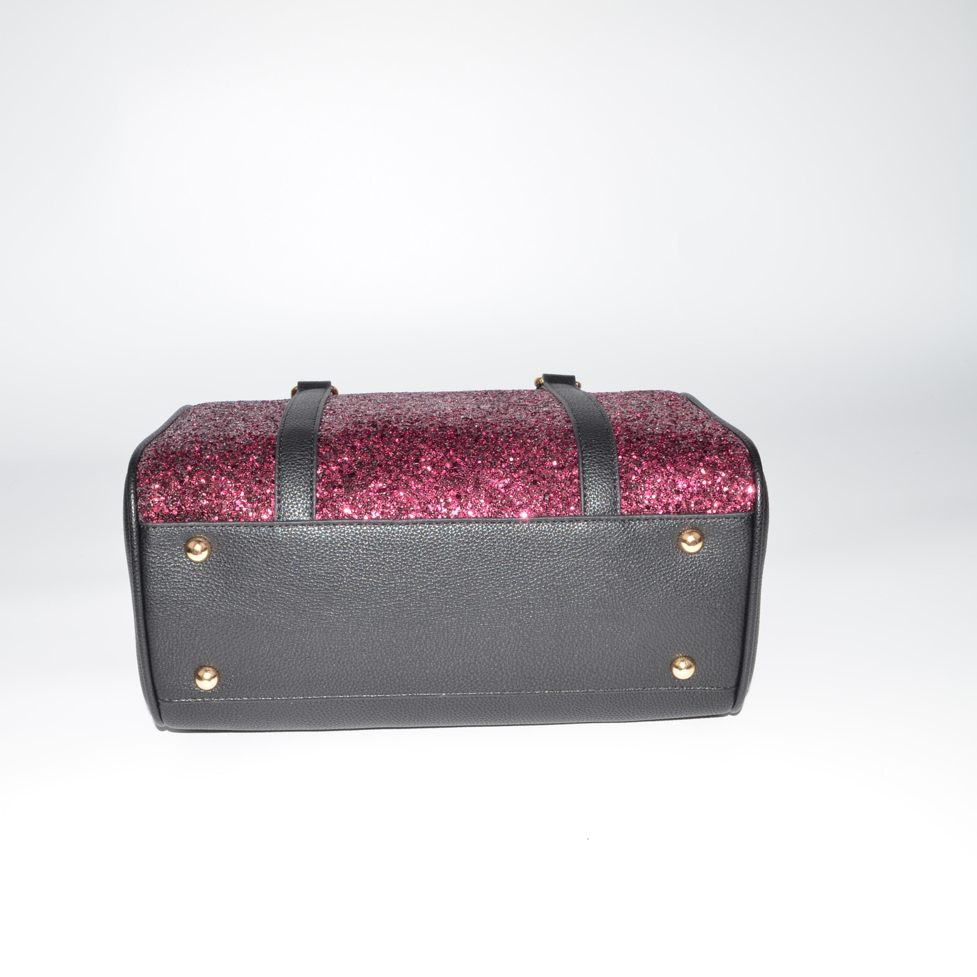 Fashionable Girl Boston Bag with Front Hanger