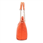Quilted PU Ladies Tote Bag