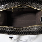 Genuine Leather Snakeskin Lady Handbag