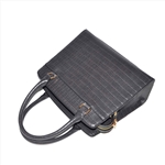 PU Leather Grey Satchel Bag
