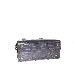 PU Leather Grey Satchel Bag