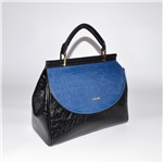Contrast Color Croco Bag Fashion Lady Handbag