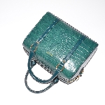 Green Boston Bag Fashion Handbag