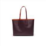 Ladies PU Reversible Bie-Color Tote Bag