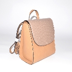 Fashion Color Contrast Croco Backpack Bag