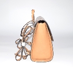 Fashion Color Contrast Croco Backpack Bag