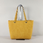 Reversible Bie-color Tote Bag With Inside Ponch