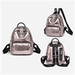 PU Fashion Soft School Shoulder Backpack