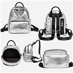 PU Fashion Soft School Shoulder Backpack