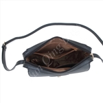 Crossbody Bag with Front Circle Decoration