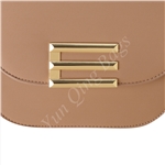 Contrast Color Crossbody Bag Lziard Print