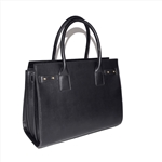 Fashion black satchel bag women handbag