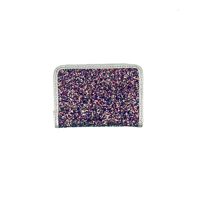 Glitter card holder with PU French binding