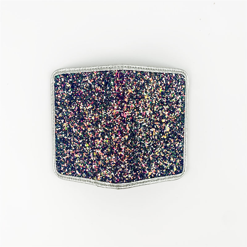 Glitter card holder with PU French binding