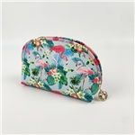 Travel Cosmetic Set With Popular Flamingo Prints