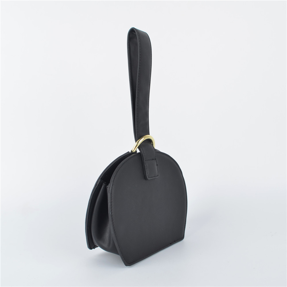 Black Color Single Handle Small Handbag