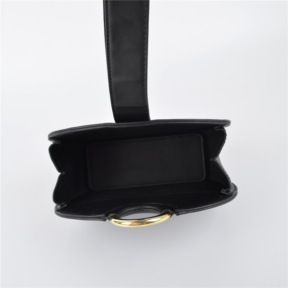 Black Color Single Handle Small Handbag