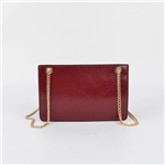 Contrast Color Python Crossbody Fashion Bag