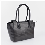 Black Croco Tote Bag Women Handbag