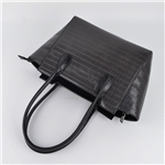 Black Croco Tote Bag Women Handbag