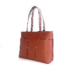 Fashion Lady Brown Large Tote Bag