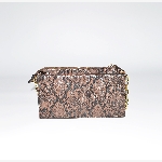 Snake PU Functional Crossbody Bag with Flat