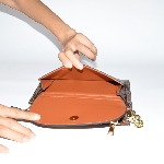 Snake PU Functional Crossbody Bag with Flat