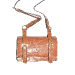Color Contast Crossbody Bag Functional Handbag