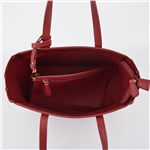 Simple Red Tote Bag Women Handbag