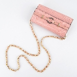 Pink Simple Design Crossbody Bag
