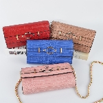 Pink Simple Design Crossbody Bag