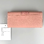 Tri-folded Long Wallet With Snake Print PU