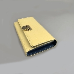 Patent stone print wallet with locker