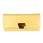 Patent stone print wallet with locker