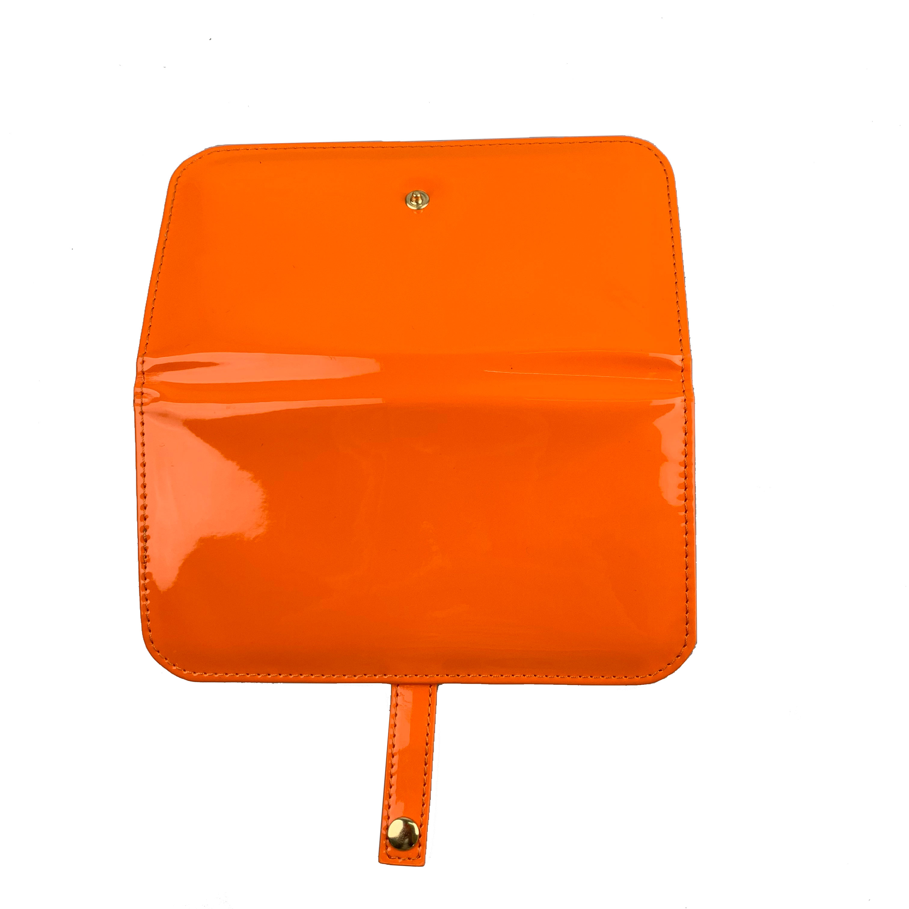 Bright Orange Color Pen Case