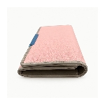 Pink Folded Large Card Holder Wallet