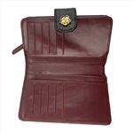 Women Black Flat Wallet