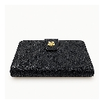 Women Black Flat Wallet