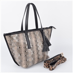 Snake Tassel PU Handbag