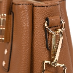Small Genuine Leather Satchel Handbag