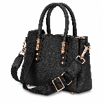 Small Genuine Leather Satchel Handbag