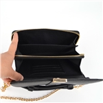 Mini Chain Wallet Bag with Leopard Print