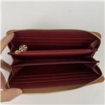 Card holder with zipper around
